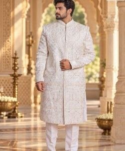 Maharaja Ivory Sherwani